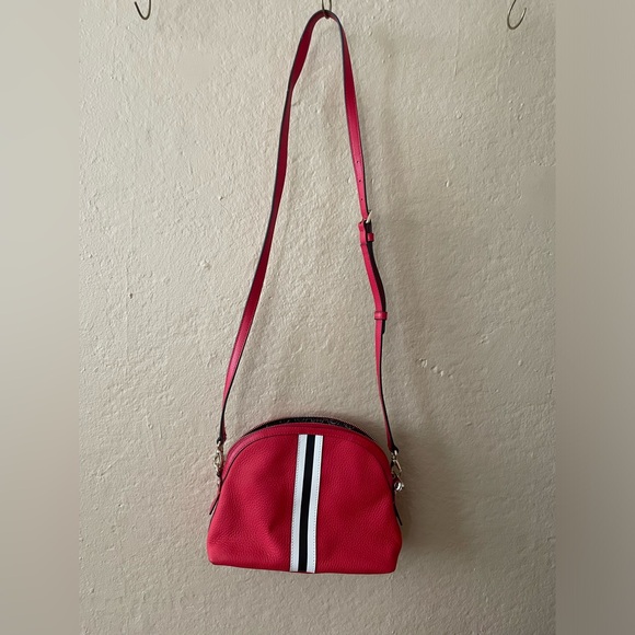 Henri Bendel Striped Red Crossbody - Picture 2 of 4